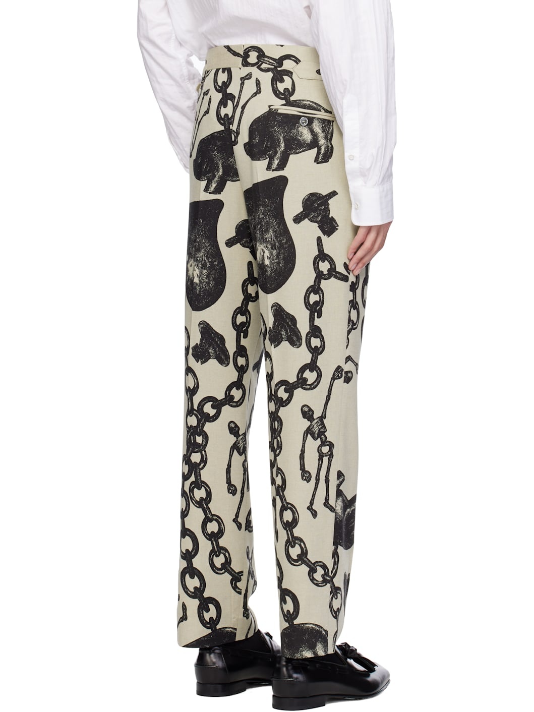 Gray Sang Trousers - 3