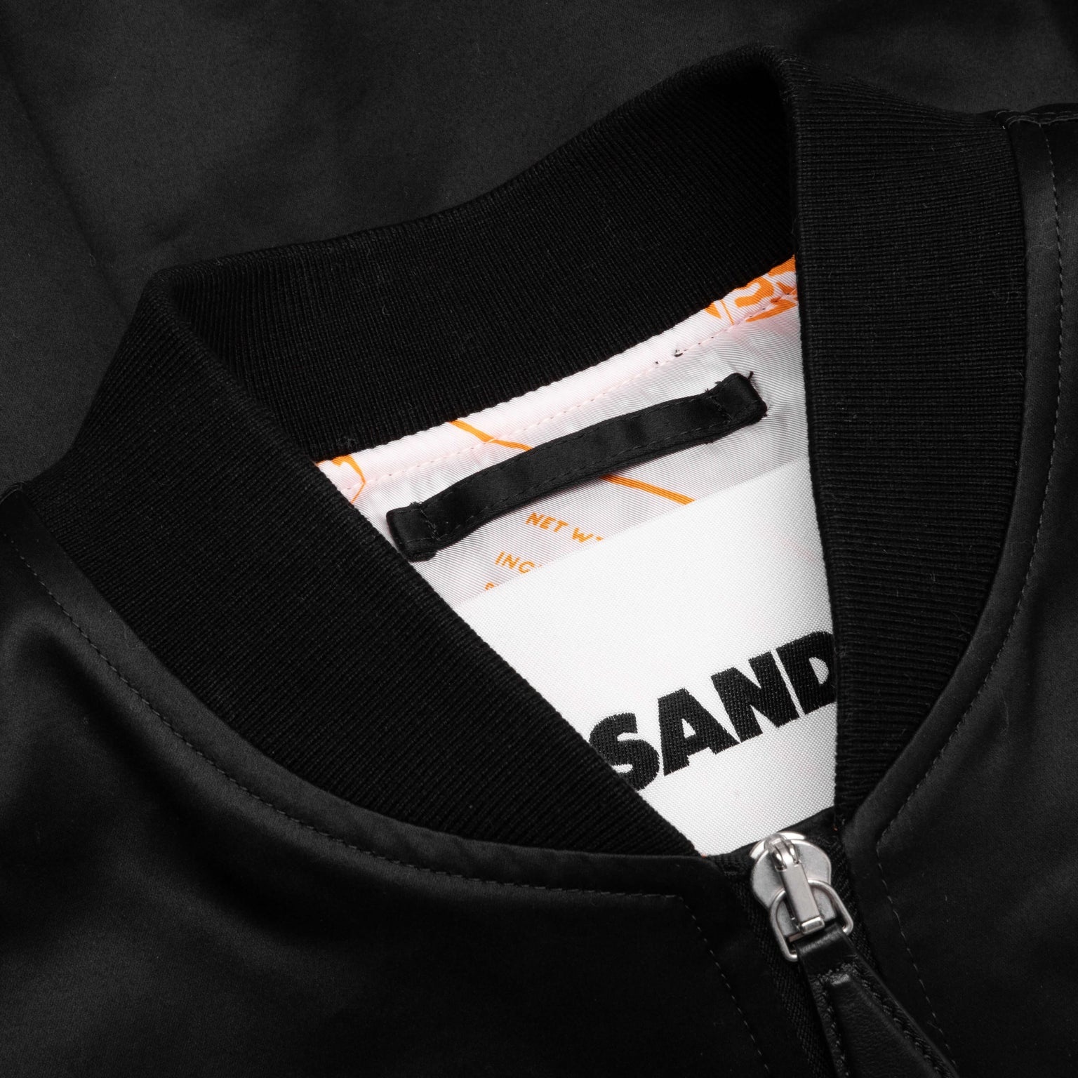 OVERSIZED BOMBER JACKET - PITCH BLACK - 3