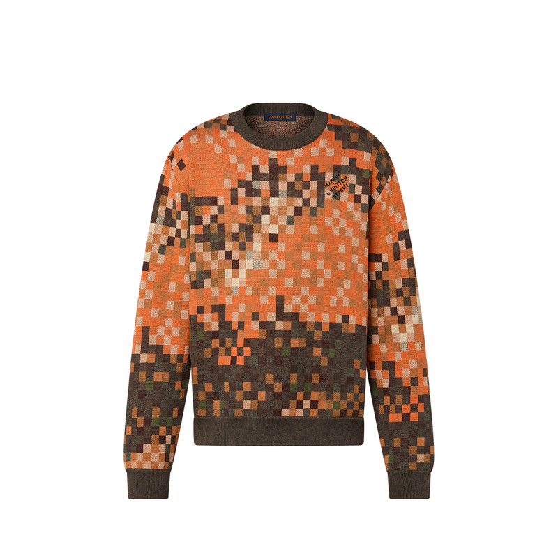 Jacquard Cotton Pullover 1