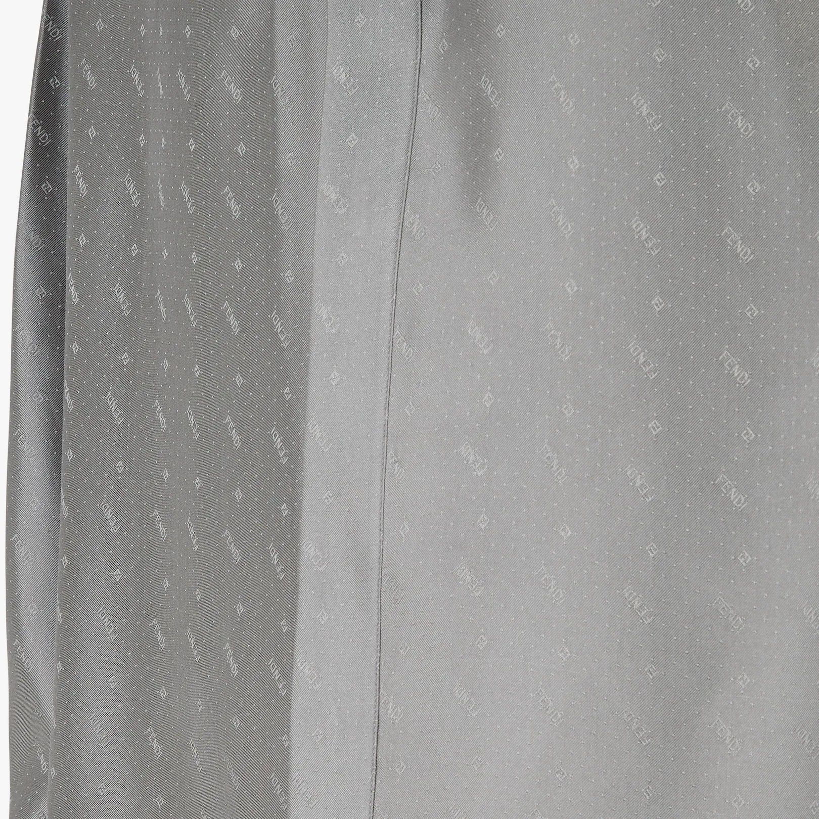 Gray silk shirt - 3