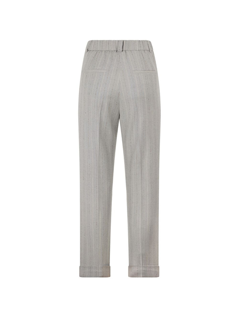 PESERICO pinstriped trousers outlook
