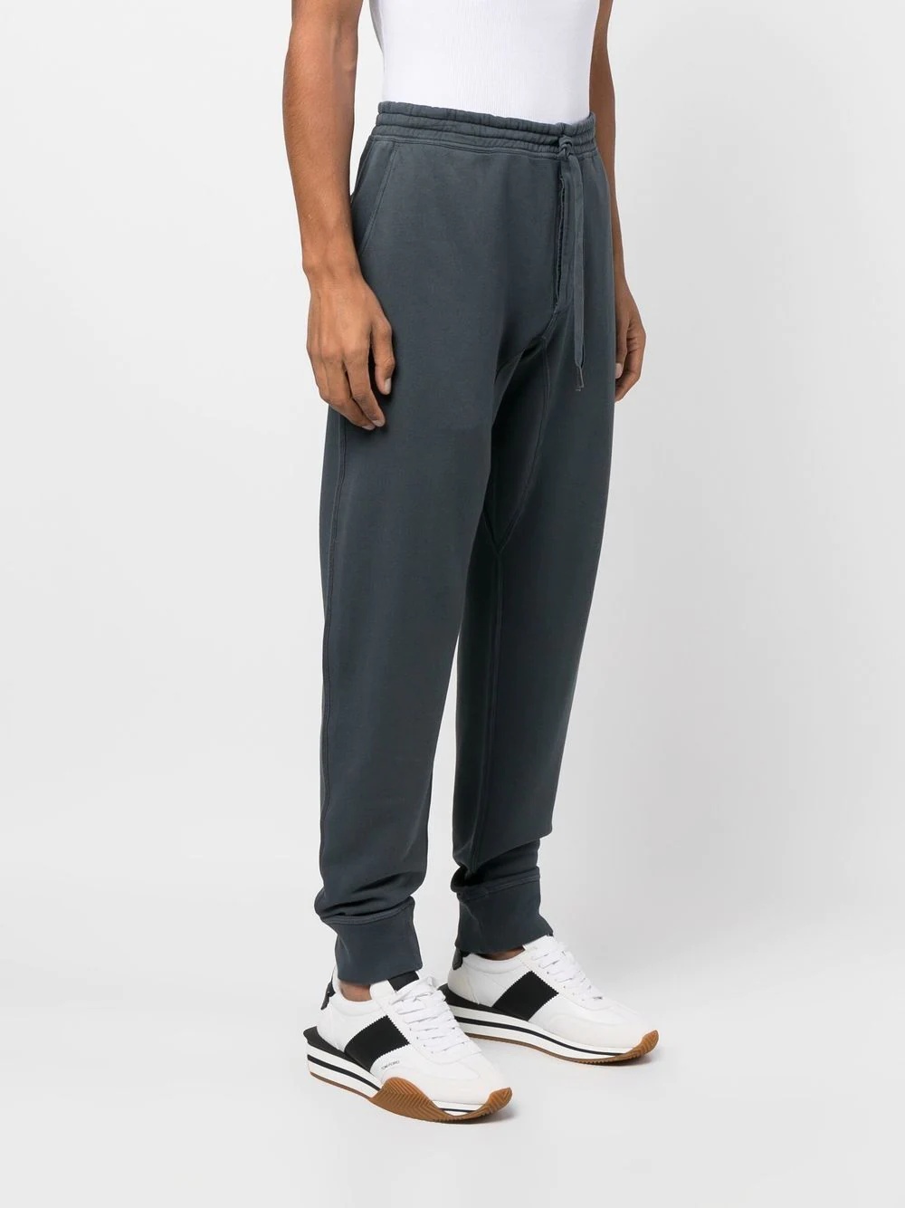 drawstring cotton sweatpants - 3