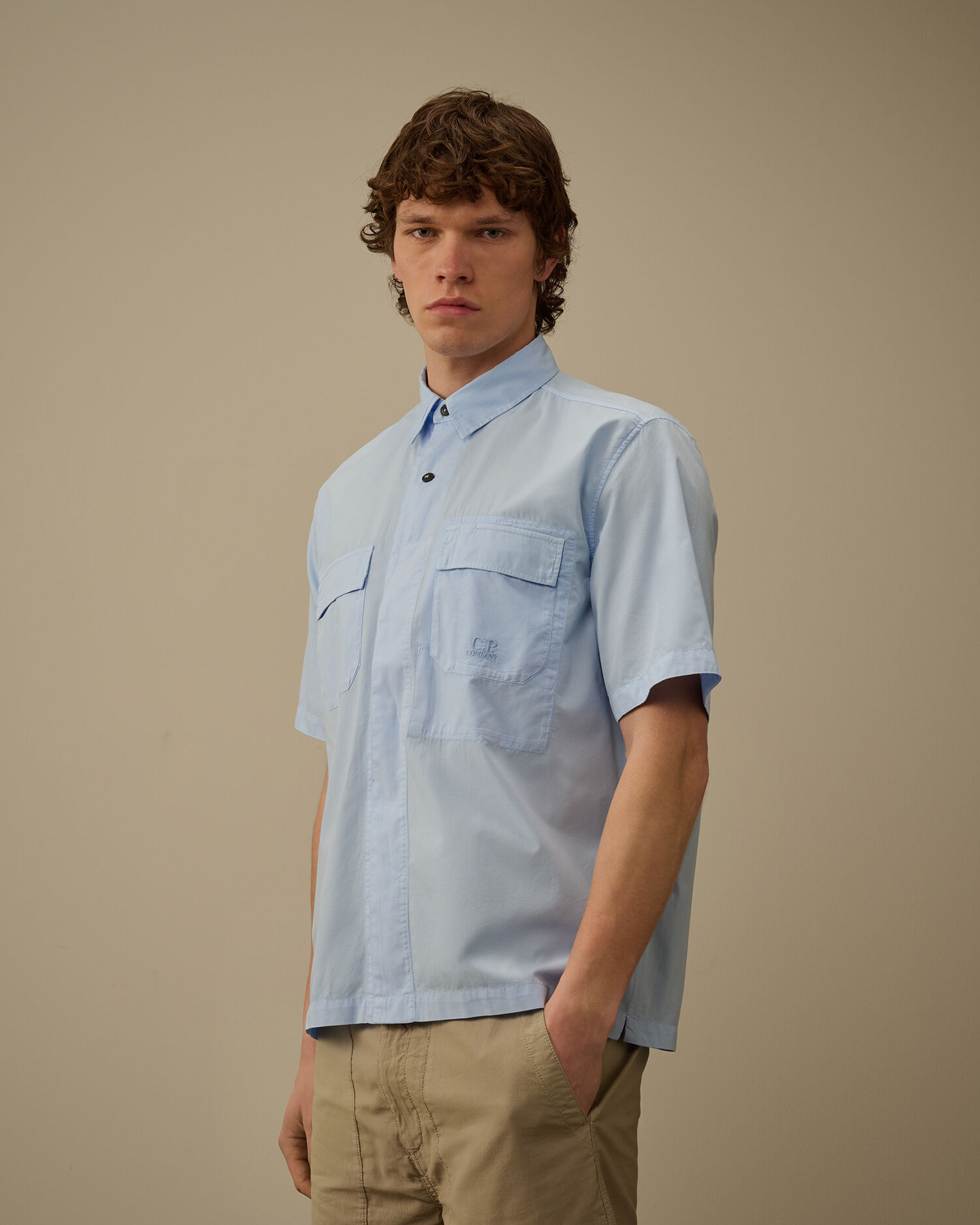 Cotton Rip Stop Boxy Short Sleeve Shirt - 3