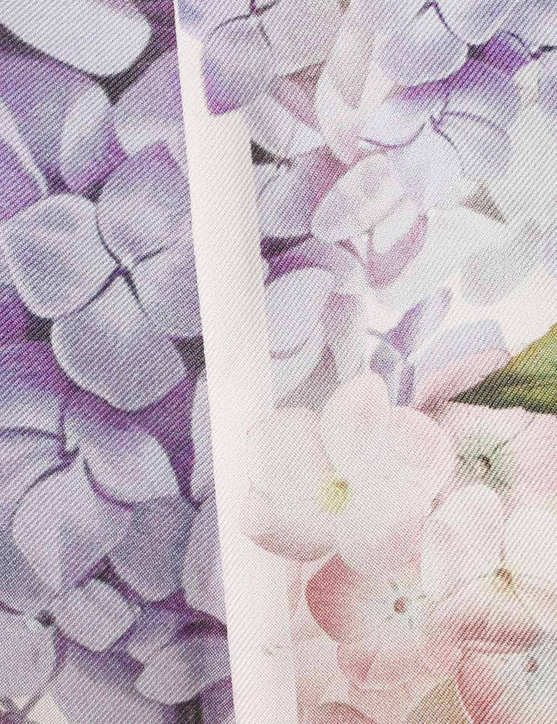 PRINTED SILK RIBBON SCARF 3