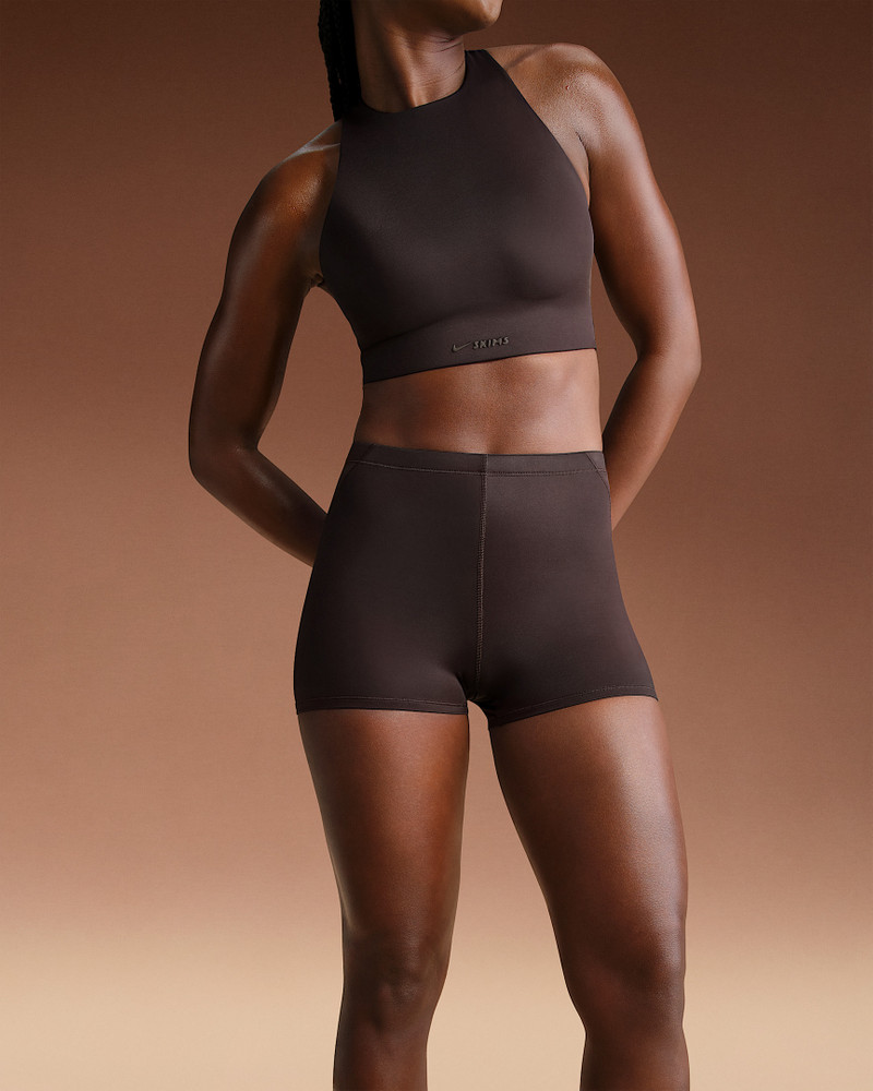 Nike NikeSKIMS Shine Women's Mid-Rise 2" Boyshorts with Drawcord outlook