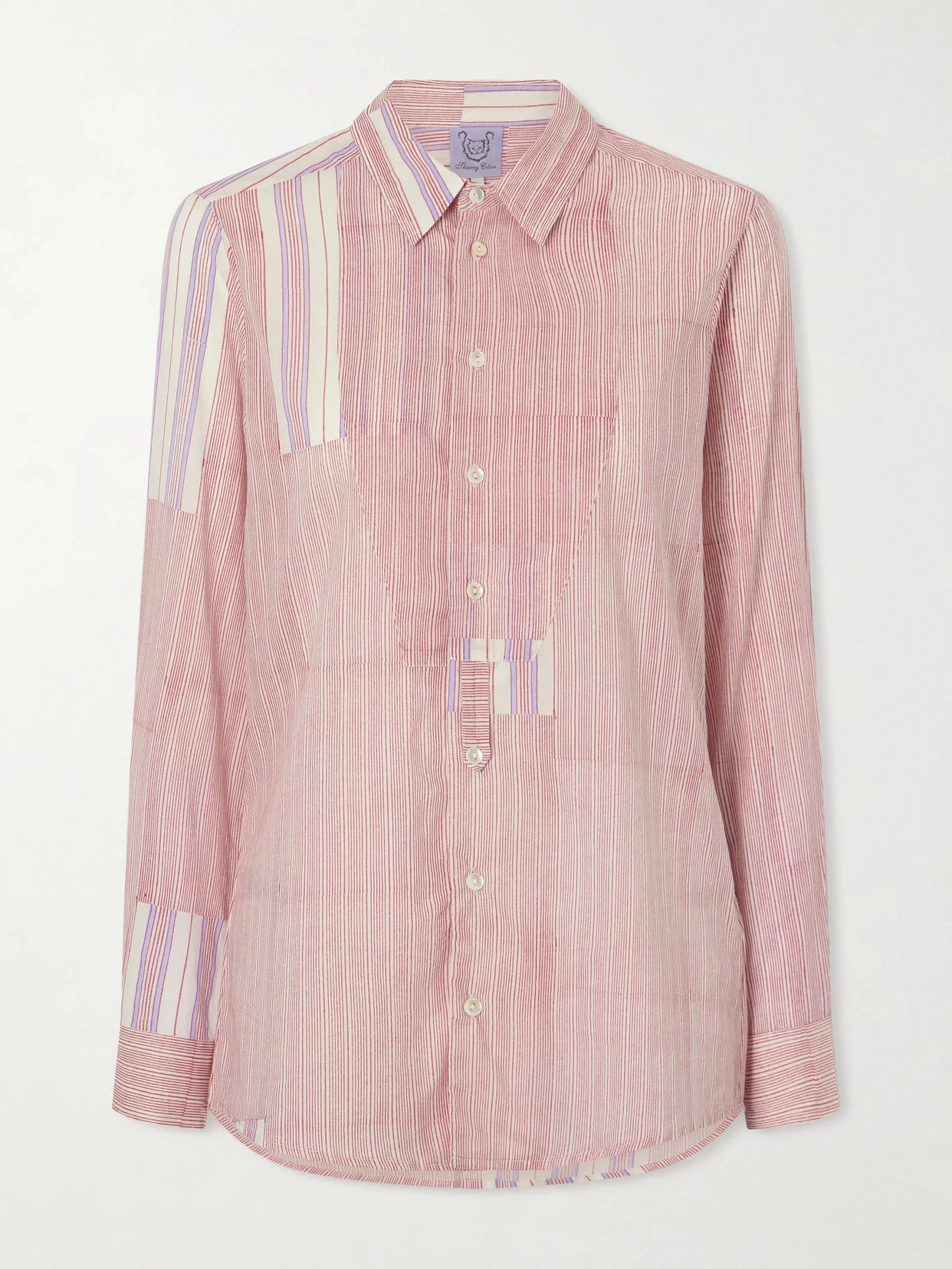 Baptiste Striped Cotton-voile Shirt - 1