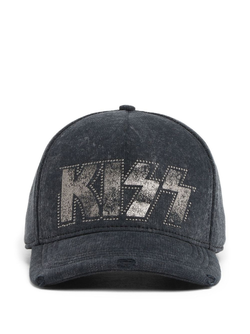 logo-embroidered cap 1