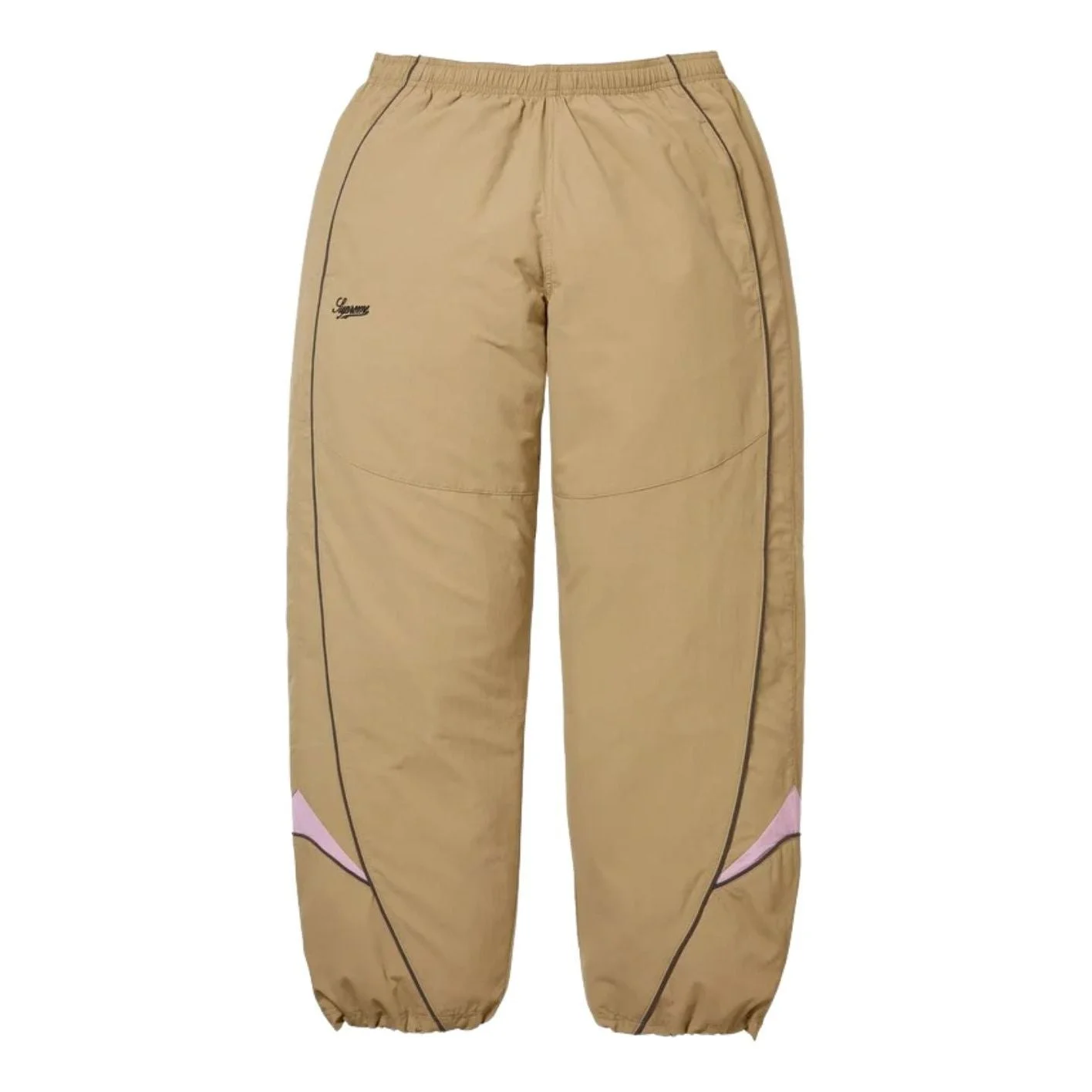 Supreme FW25 Contrast Piping Track Pant 'Tan' SUP-FW25-192-TAN - 1