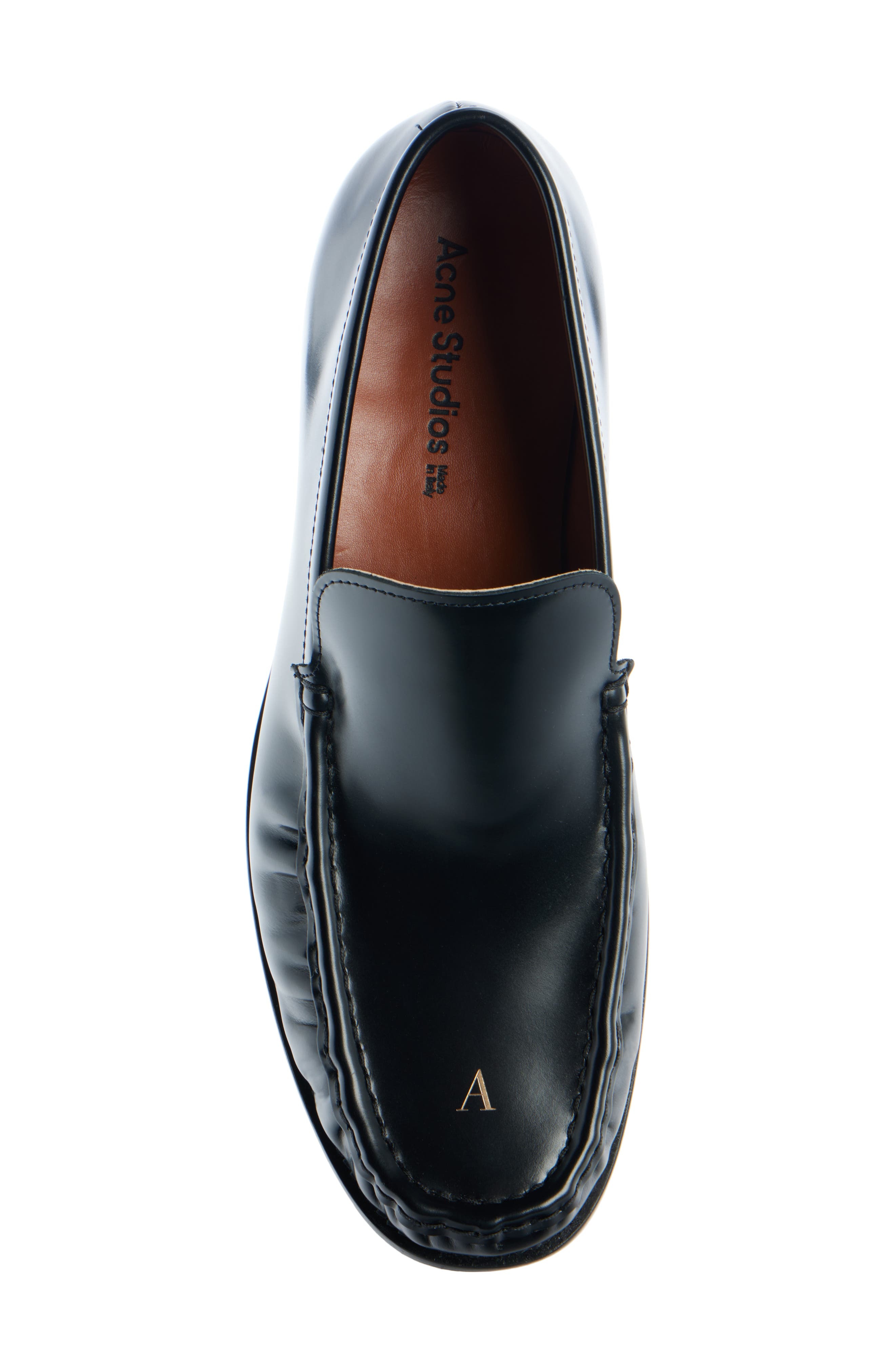 Acne Studios Moc Toe Loafer in Black at Nordstrom - 4
