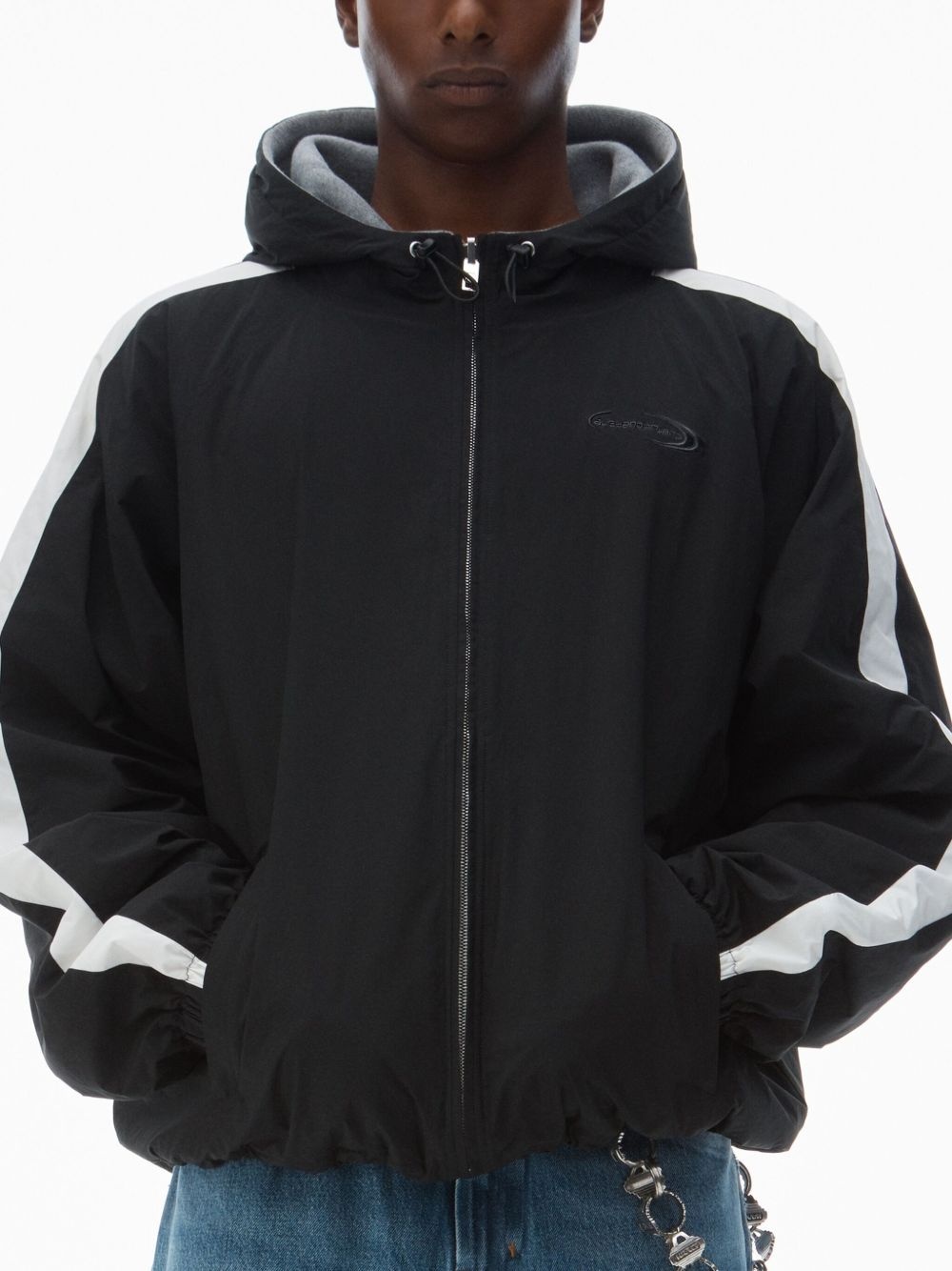 Reversible Raglan zip hoodie - 2