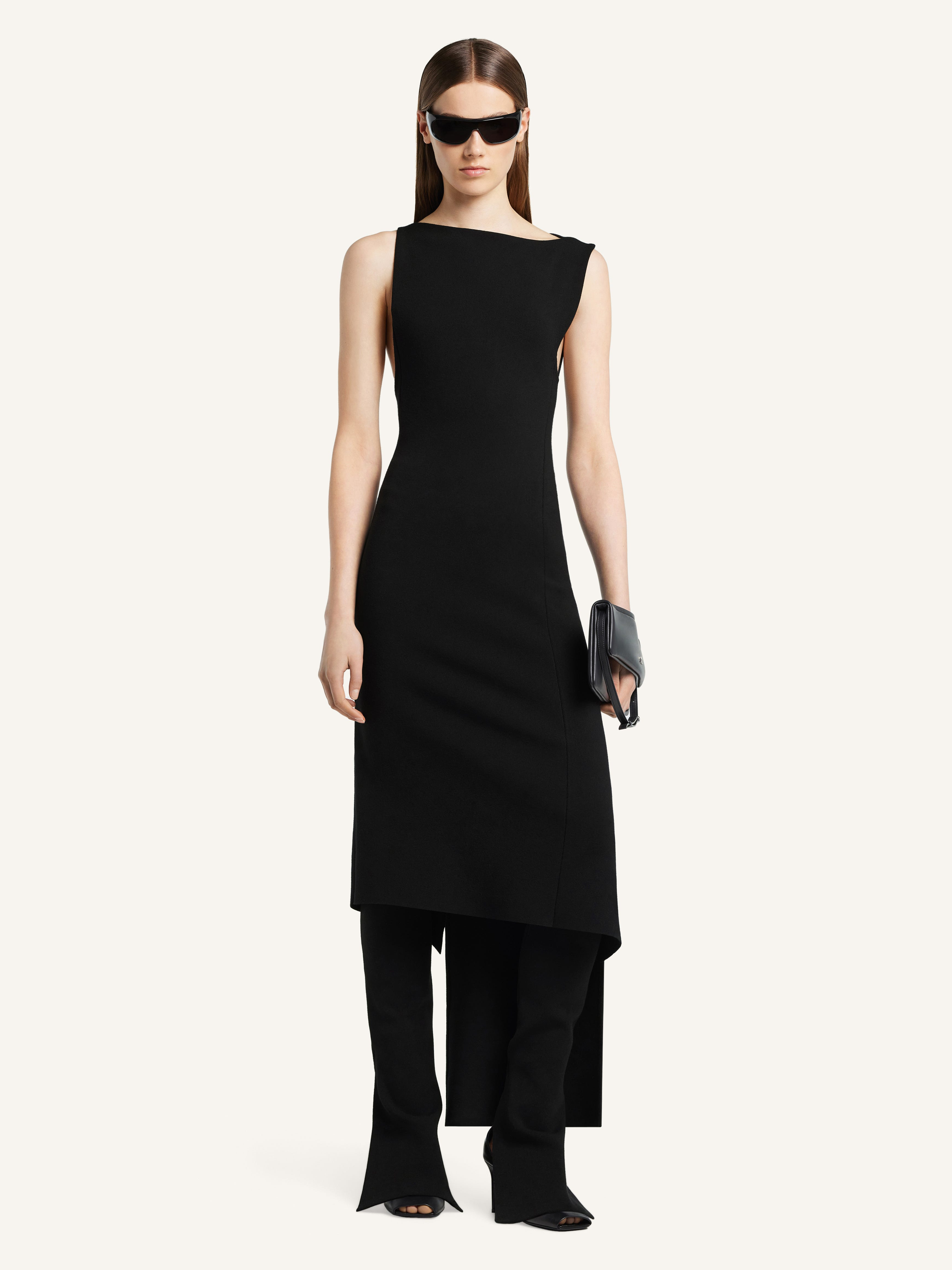 OBLIQUE INTERLOCK LONG DRESS - 2