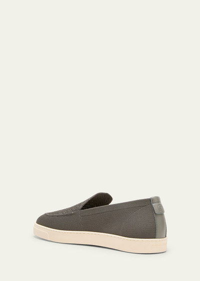 GIORGIO ARMANI Men's Divo Knit Slip-On Sneakers outlook