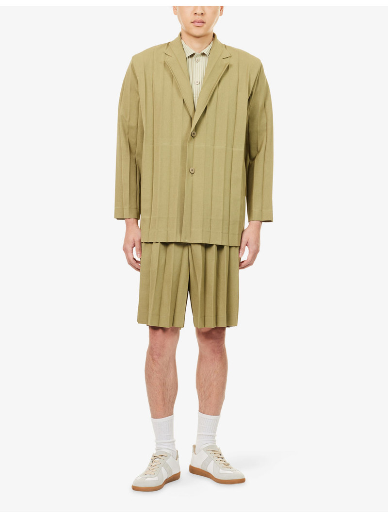 ISSEY MIYAKE Edge Pleated Woven Shorts outlook