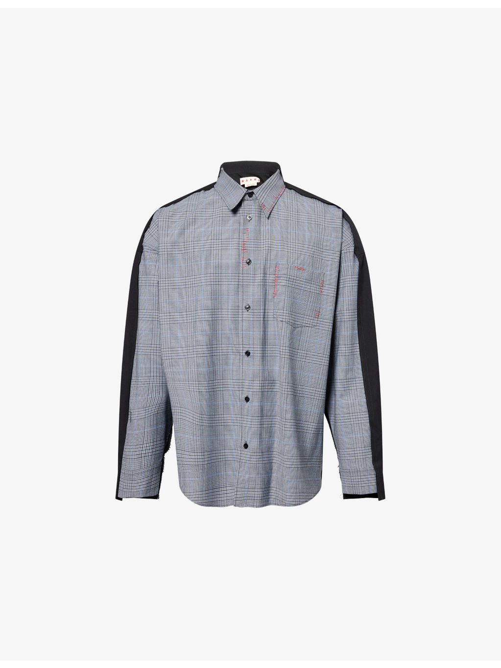 Checked Relaxed-Fit Woven Shirt - 1
