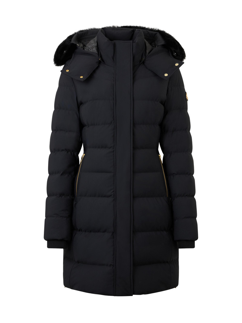 Women's Nyluxe Watershed Down Parka - Black 3