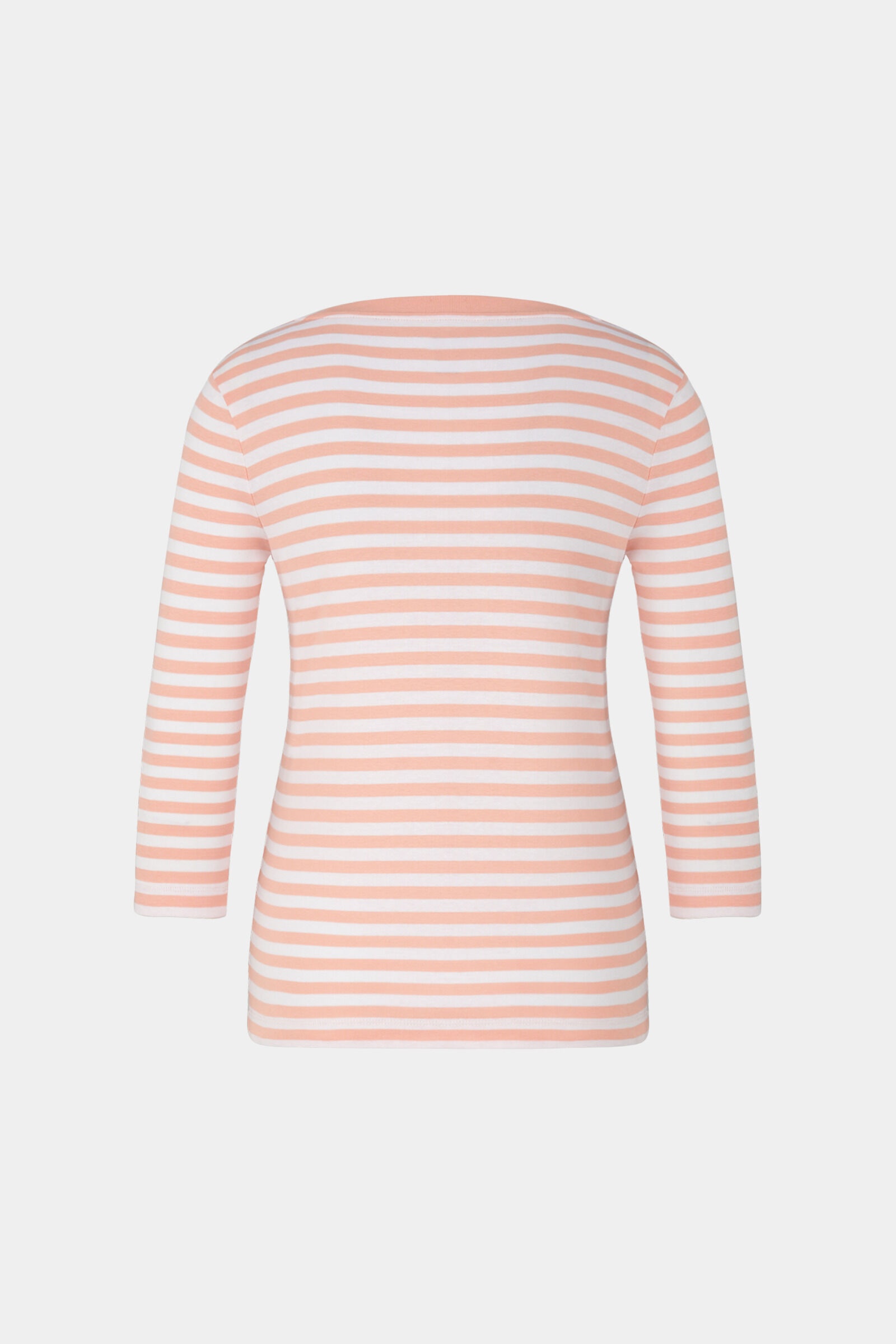 Louna Longsleeve in Apricot/White - 5