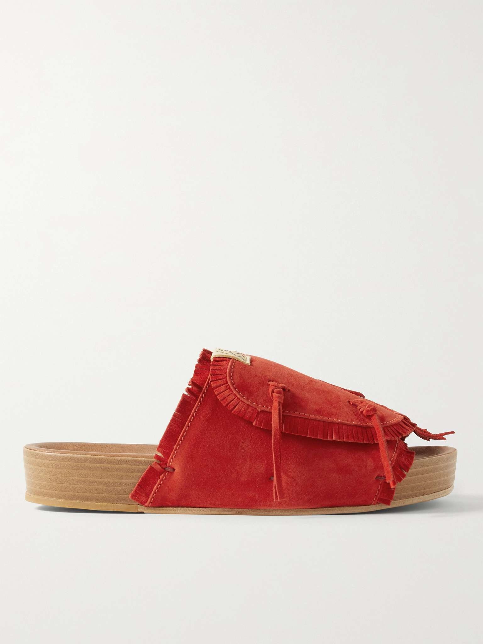 Christo Shaman-Folk Fringed Suede Sandals - 1