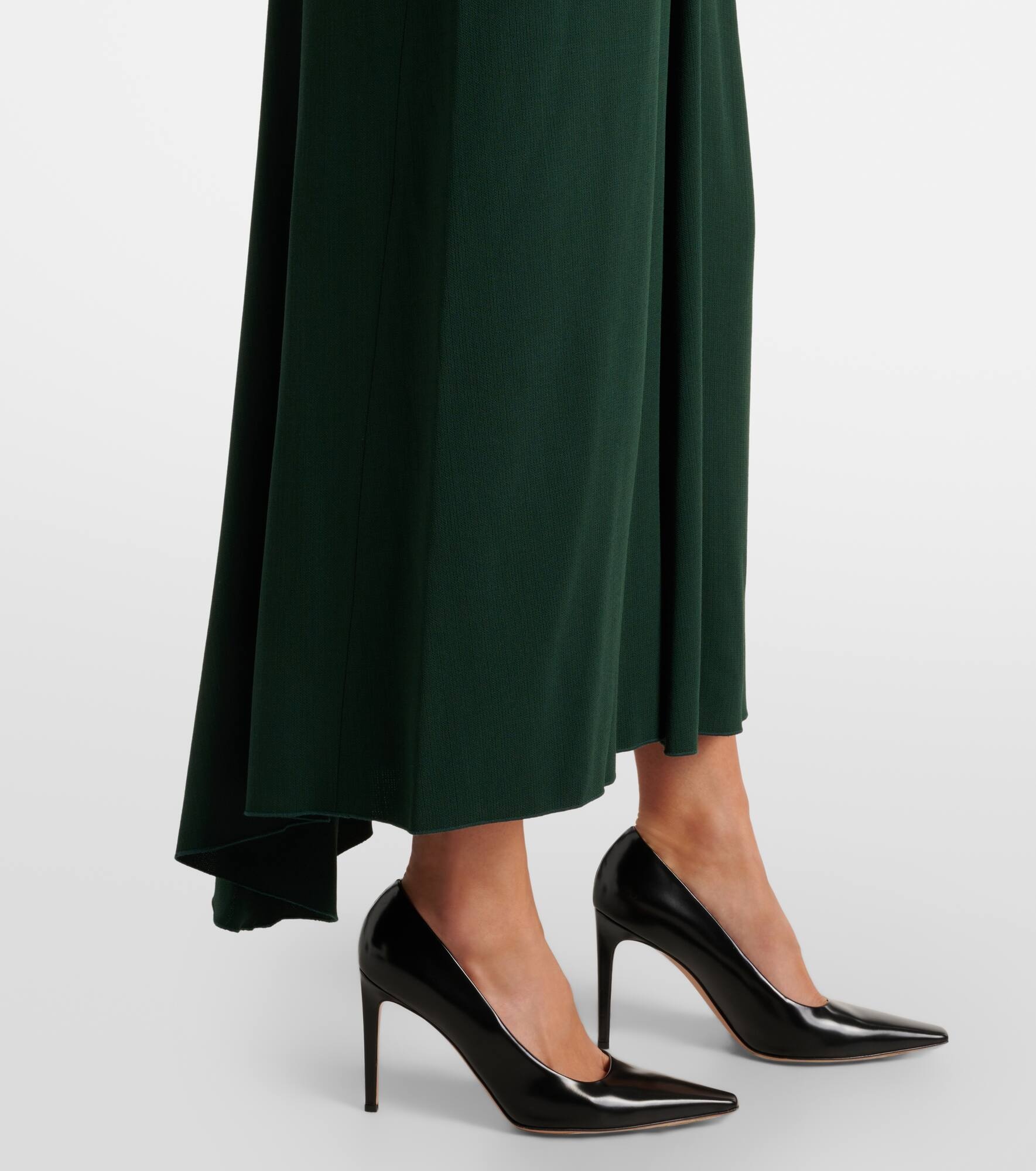 Draped midi dress - 5