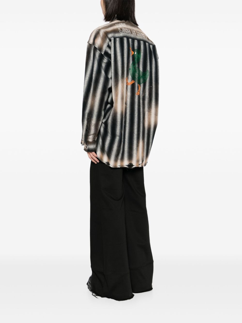 Maison Mihara Yasuhiro Men Vintage Striped Shirts - 5