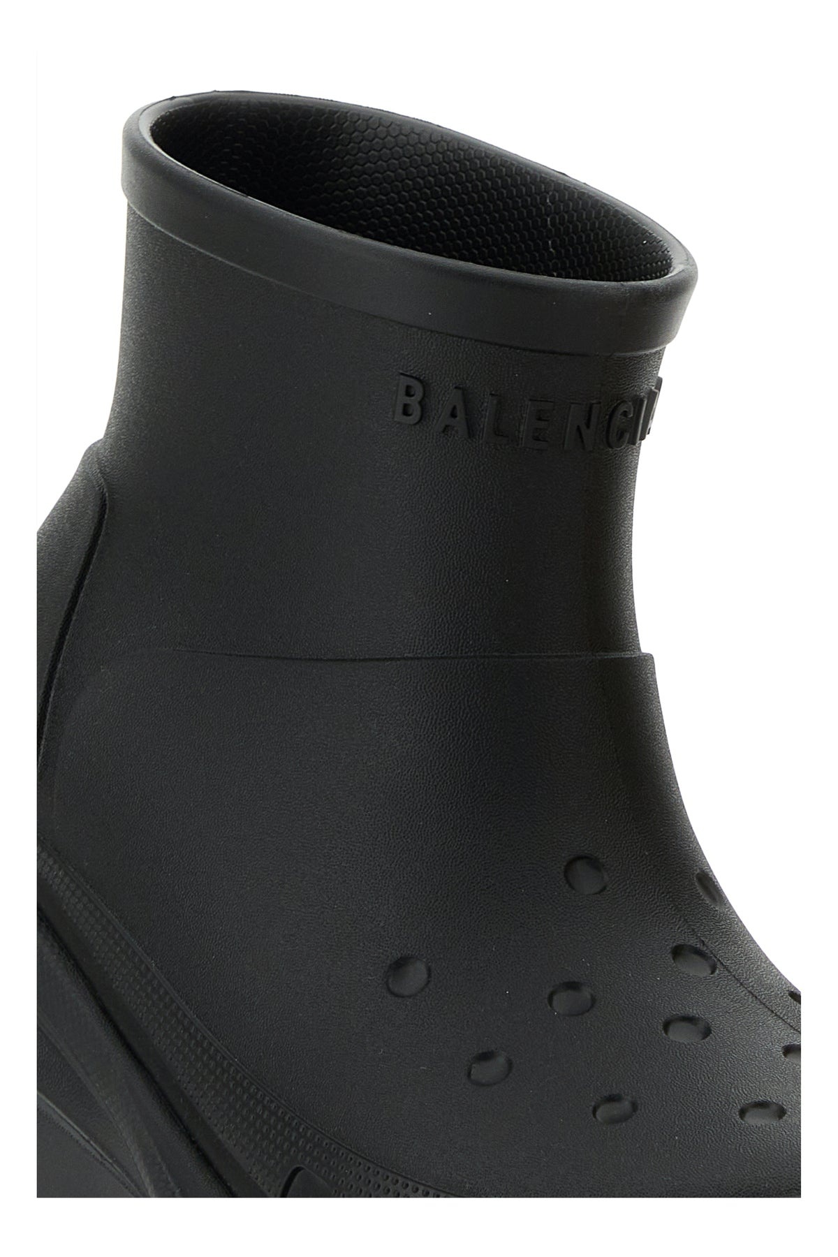 Black rubber Balenciaga X Crocs™ ankle boots - 4