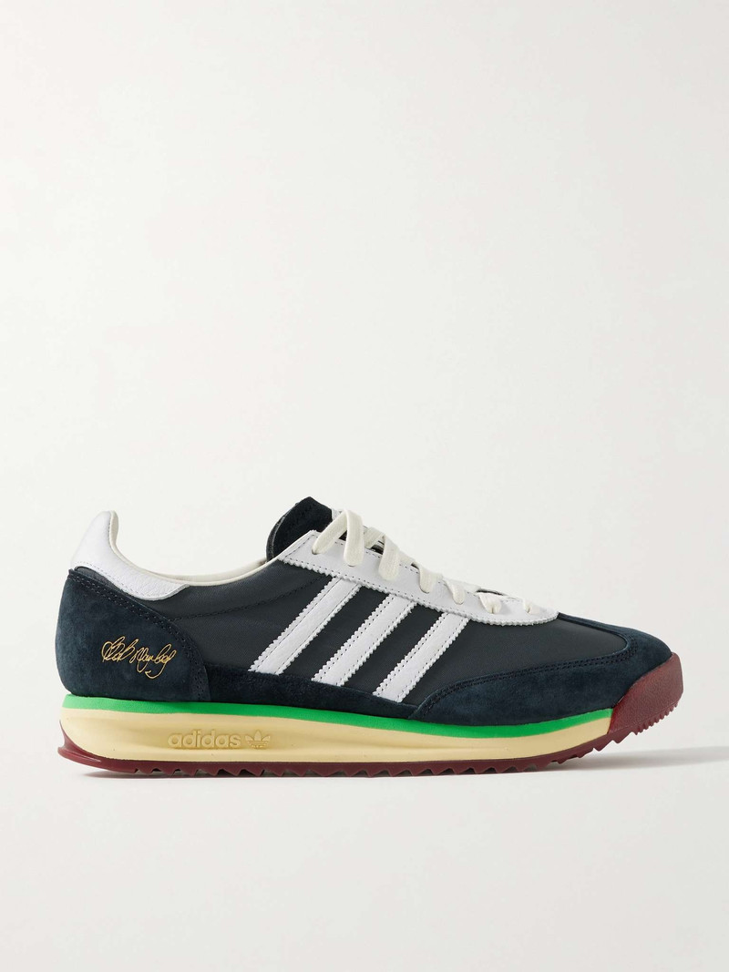 + Bob Marley SL 72 Suede and Leather-Trimmed Nylon Sneakers - 1