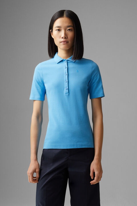 Malika Polo shirt in Light blue - 2