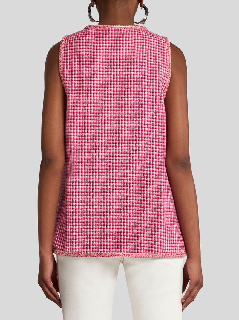 MICRO CHECK WAISTCOAT 5