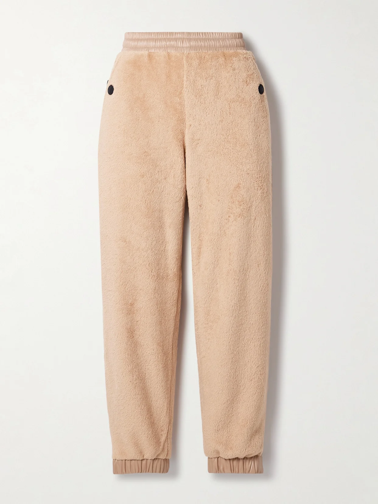 Nylon Laqué-trimmed Polartec Fleece Tapered Track Pants - 1