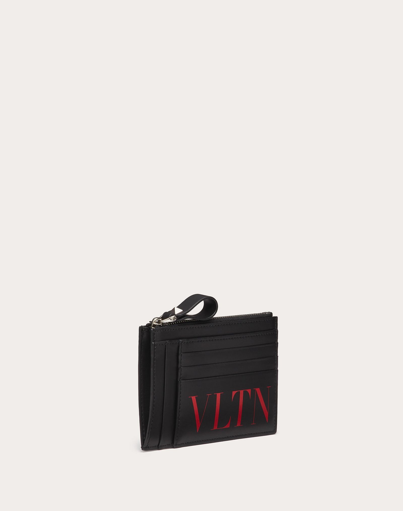 Leather VLTN card holder - 4