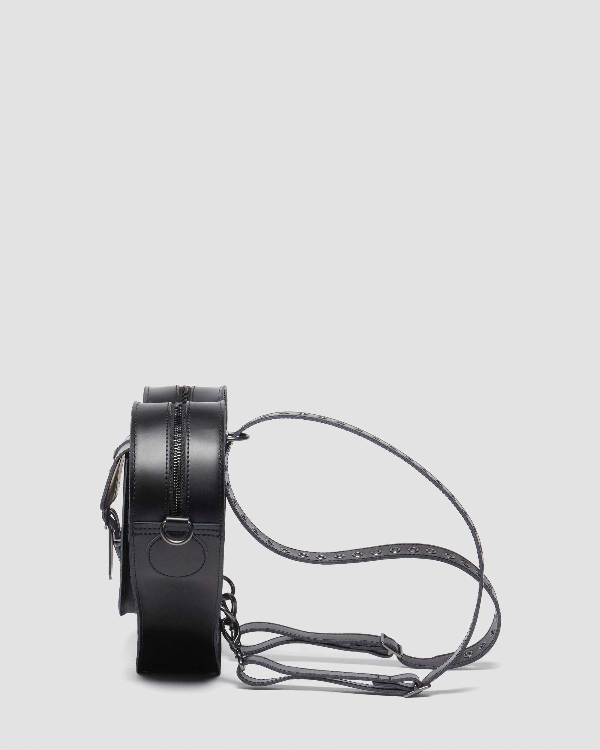 Heart Shaped Hardware Kiev Leather Bag - 7