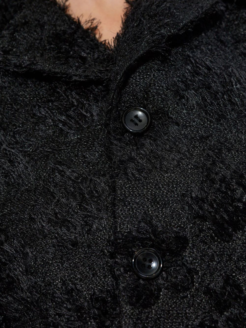 floral-embroidered asymmetric coat 5