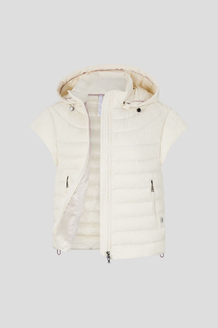 Betty Lightweight down gilet in Off-white - 2