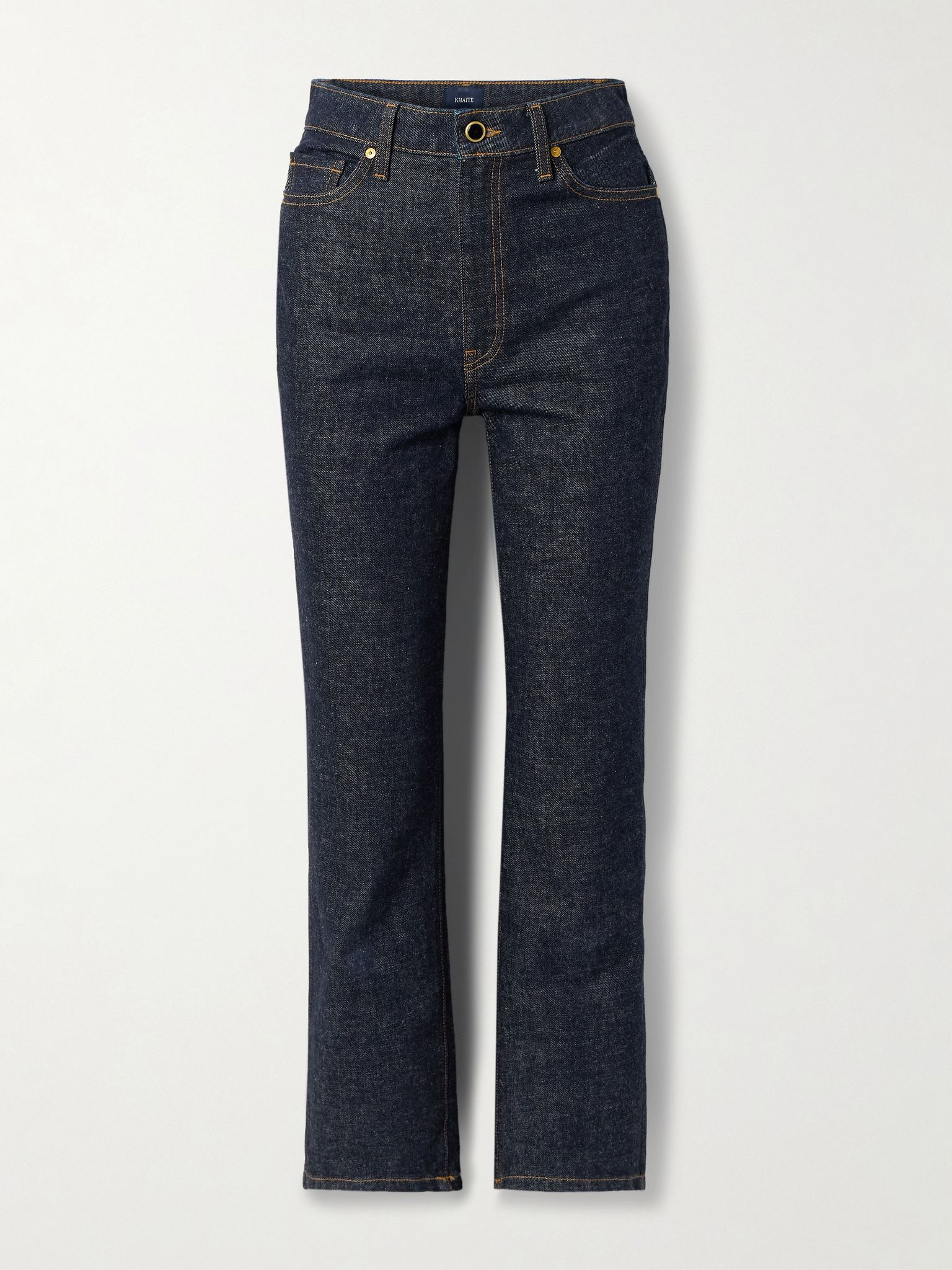 Abigail high-rise straight-leg jeans Dark denim - 1