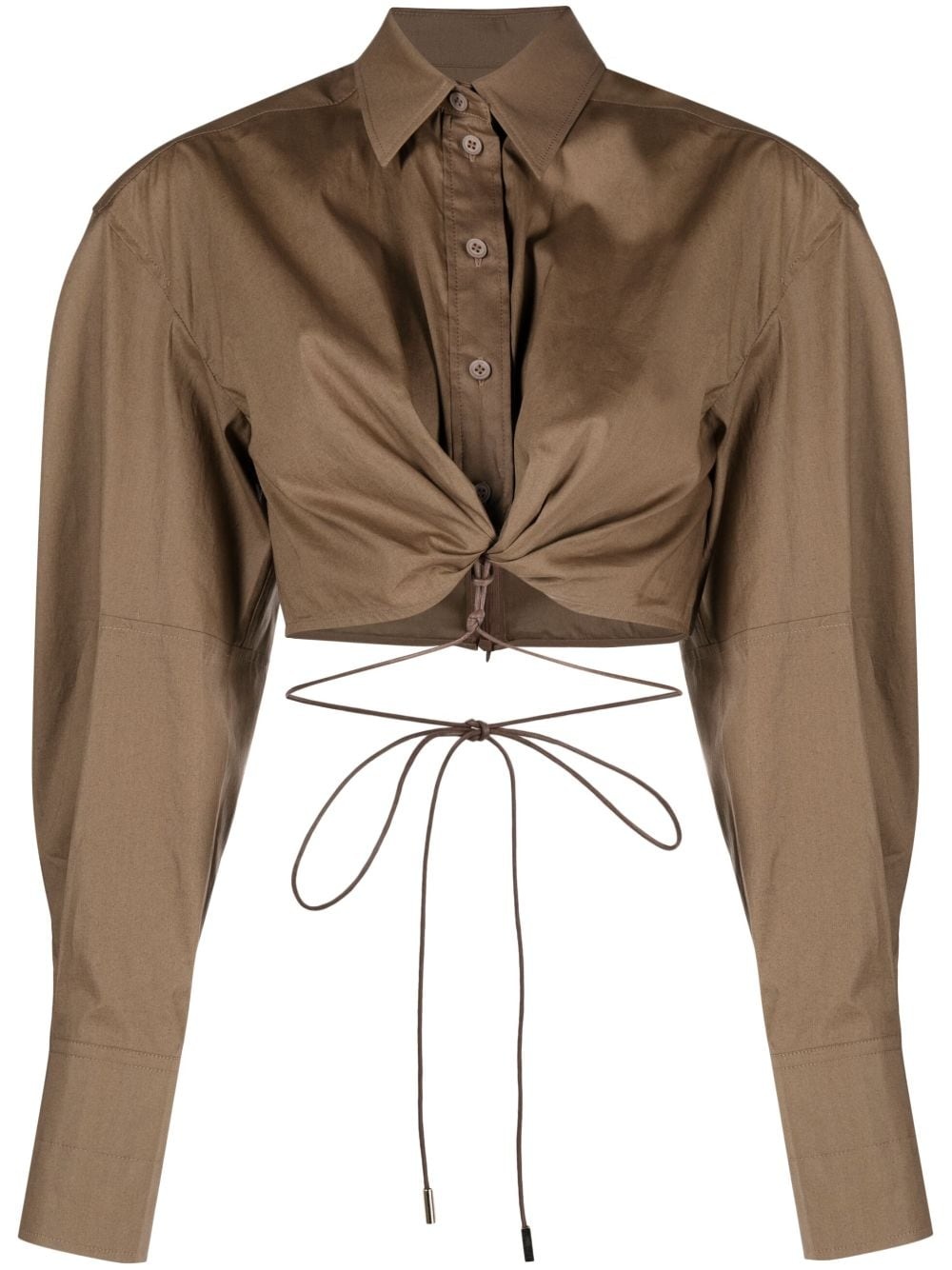 La Chemise Plidao cropped shirt - 1