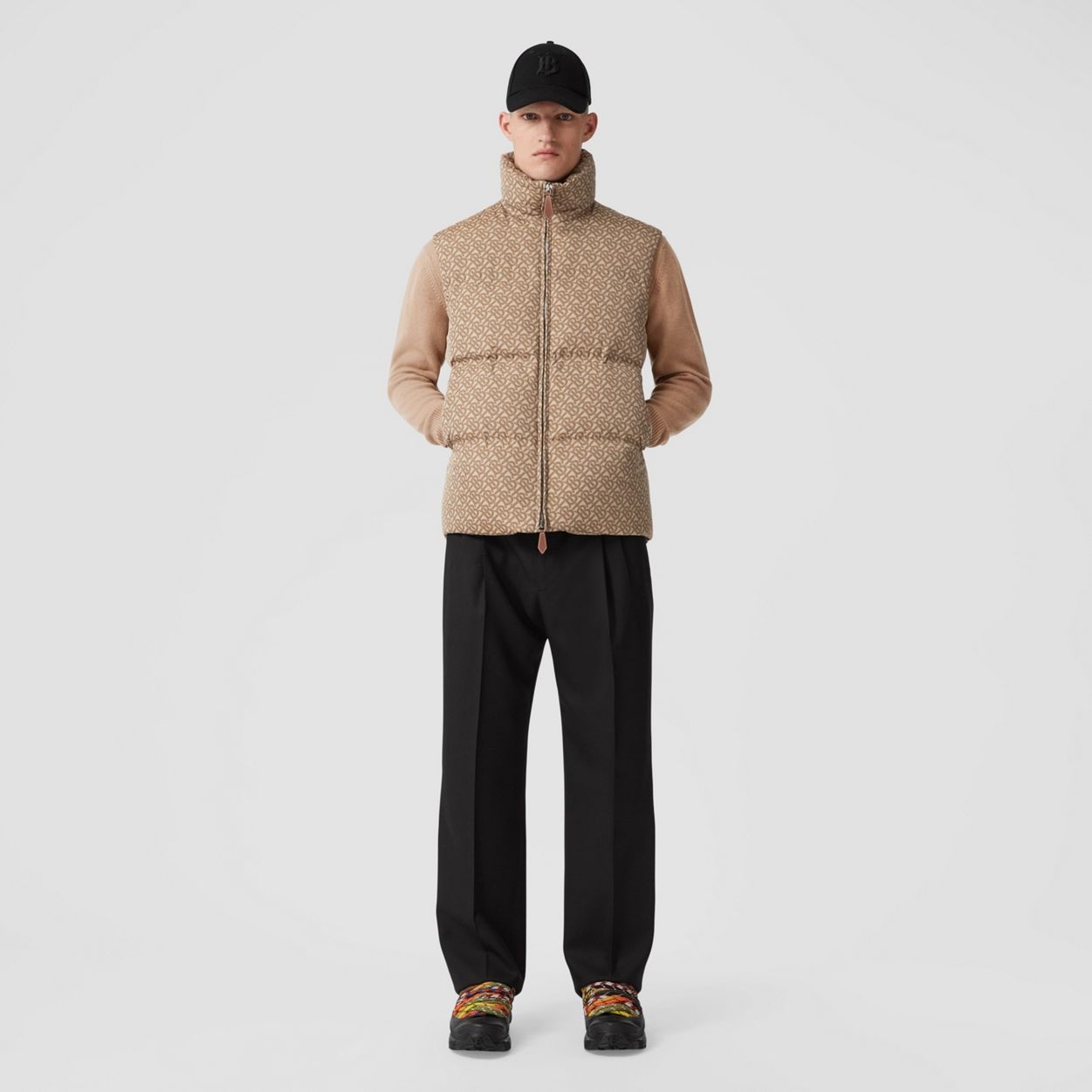 Monogram Jacquard Puffer Gilet - 2
