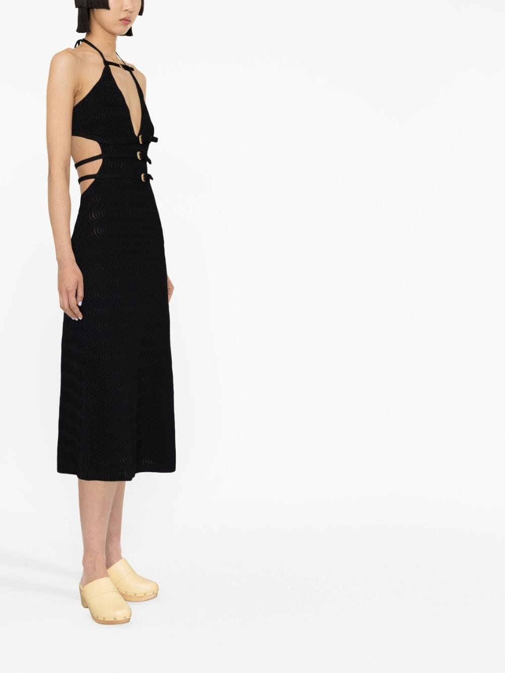 Evaleigh cut-out midi dress - 4