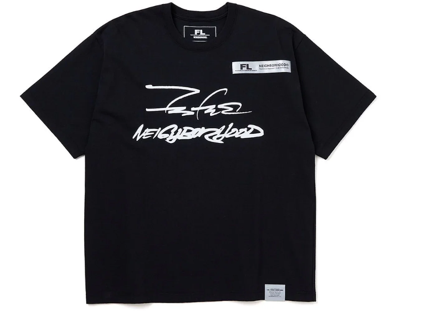 Neighborhood x Futura Laboratories FL-007 Tee Black - 1