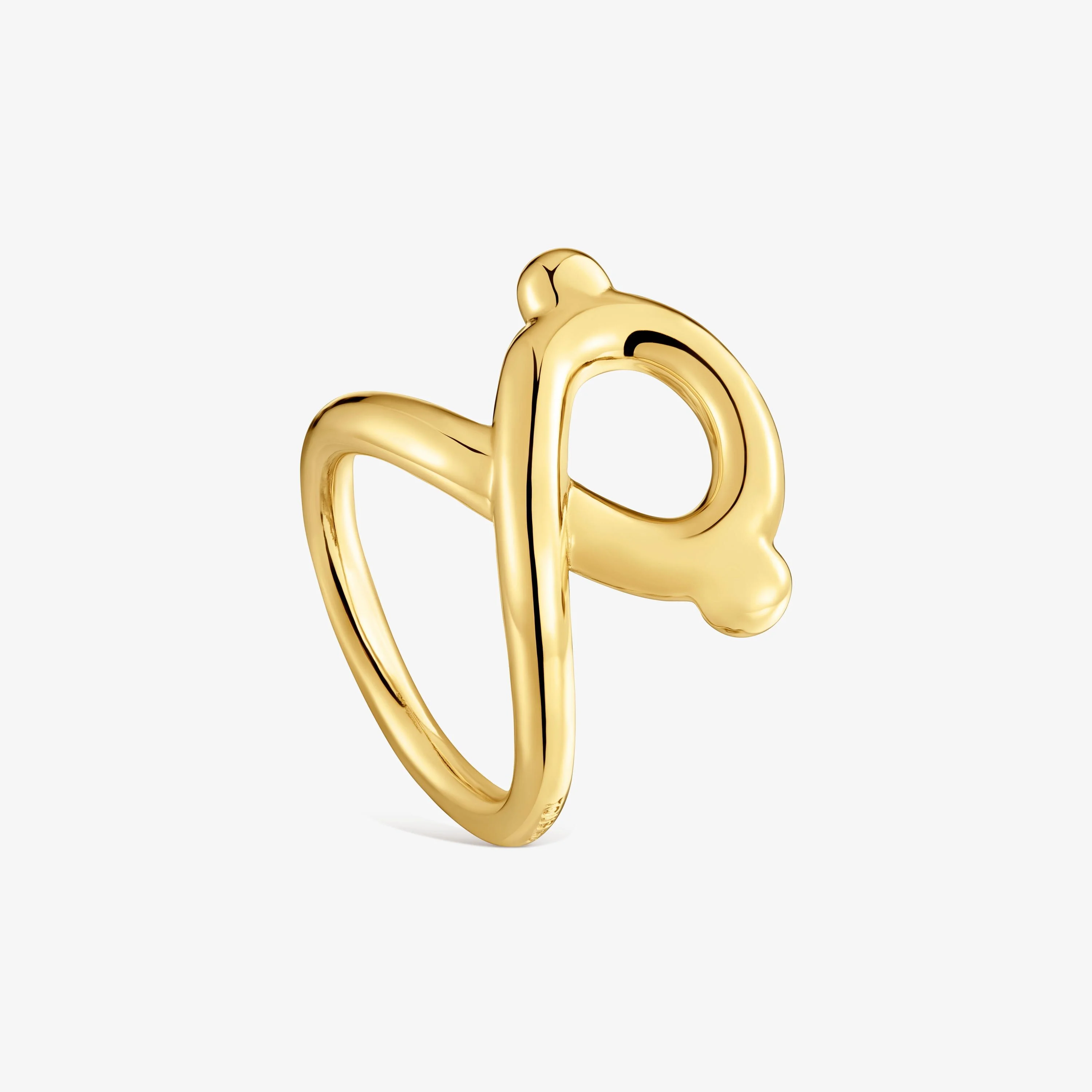 20-mm Ring with 18kt gold vermeil TOUS Infinity - 1