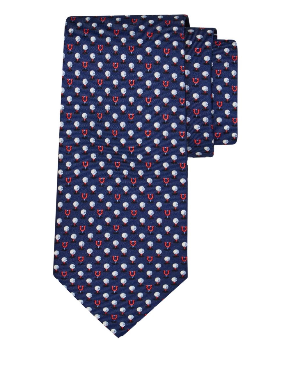 Gancini-motif patterned tie - 1