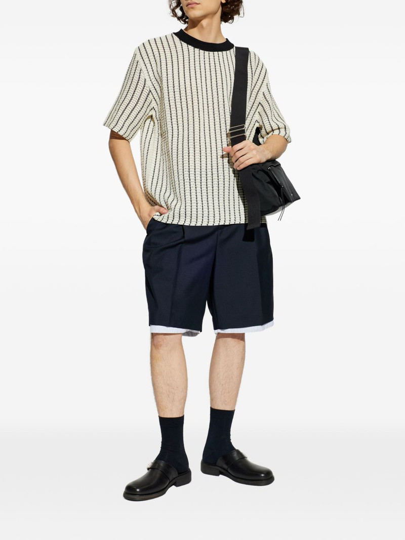 Jil Sander striped crew-neck T-shirt outlook