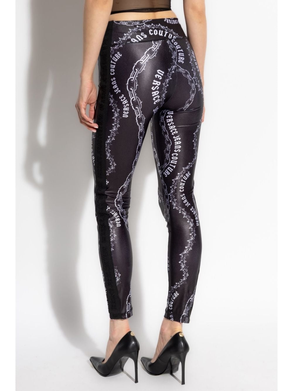 Chain Couture leggings - 4