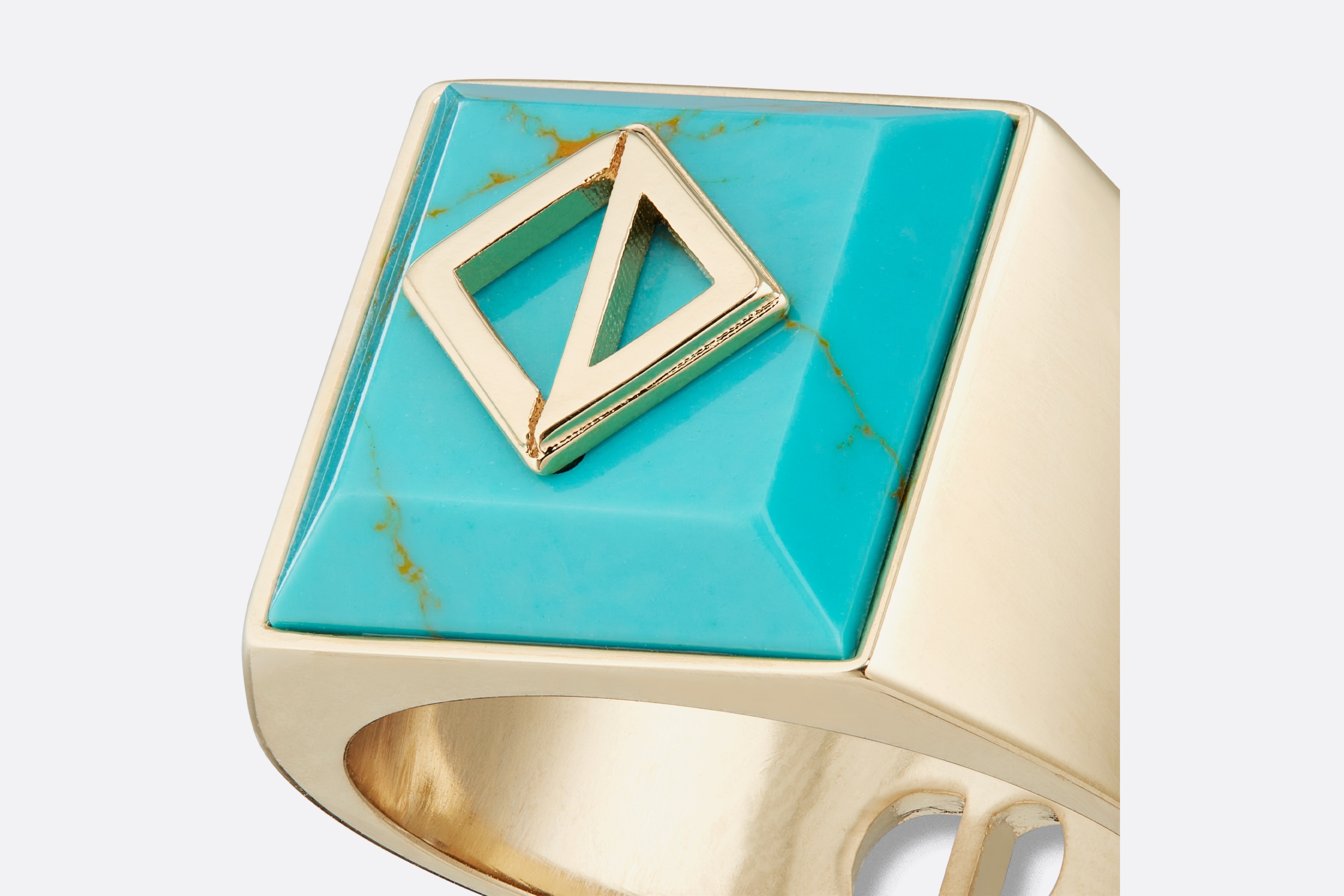 CD Diamond Signet Ring - 4