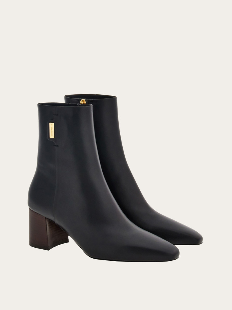 Ankle boot with golden tab 5