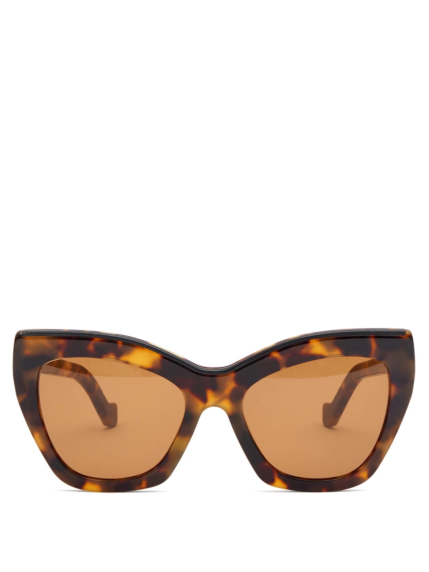 Cat-eye tortoiseshell-acetate sunglasses - 1