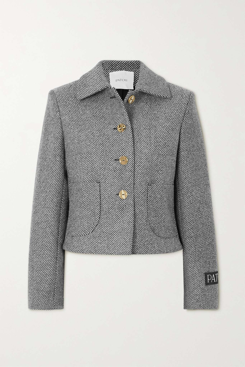 Striped wool jacket 1