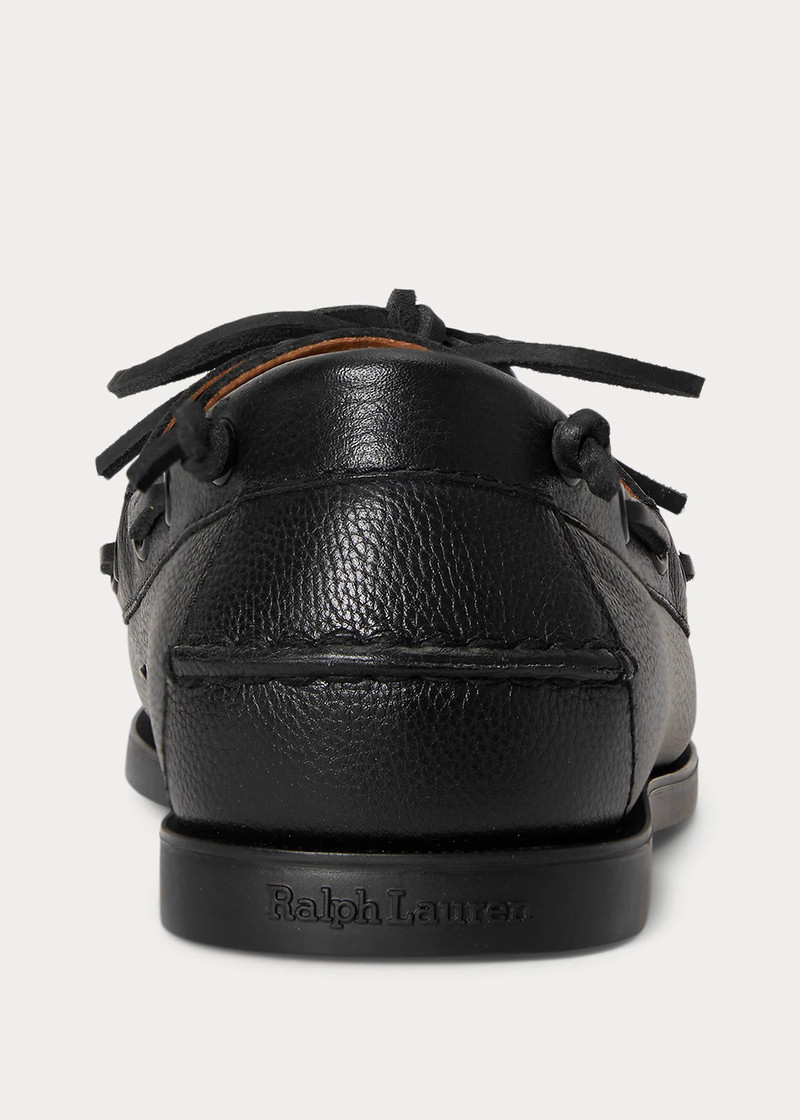 Merton Tumbled Leather Boat Shoe 3