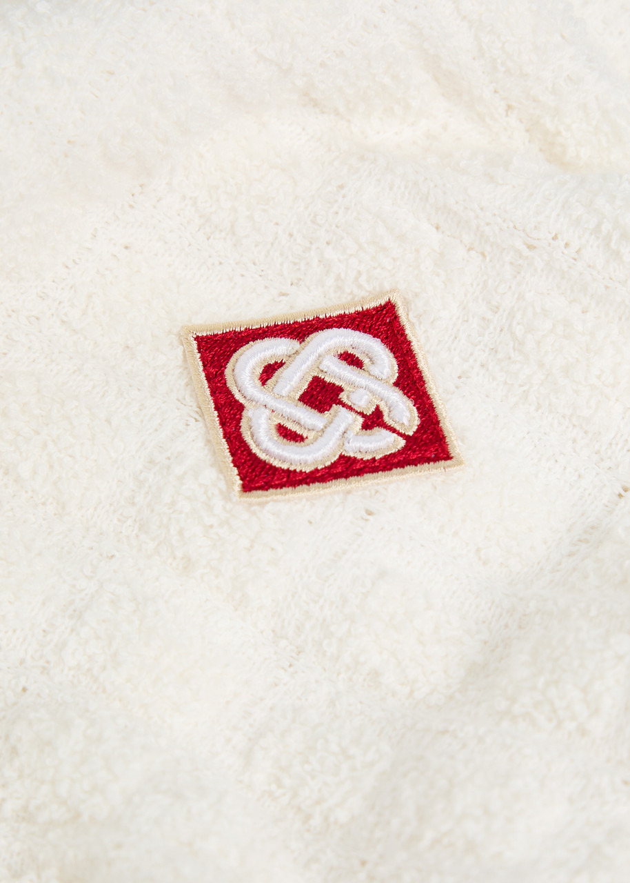 Casablanca Boucle Logo Terry Polo Shirt - 5