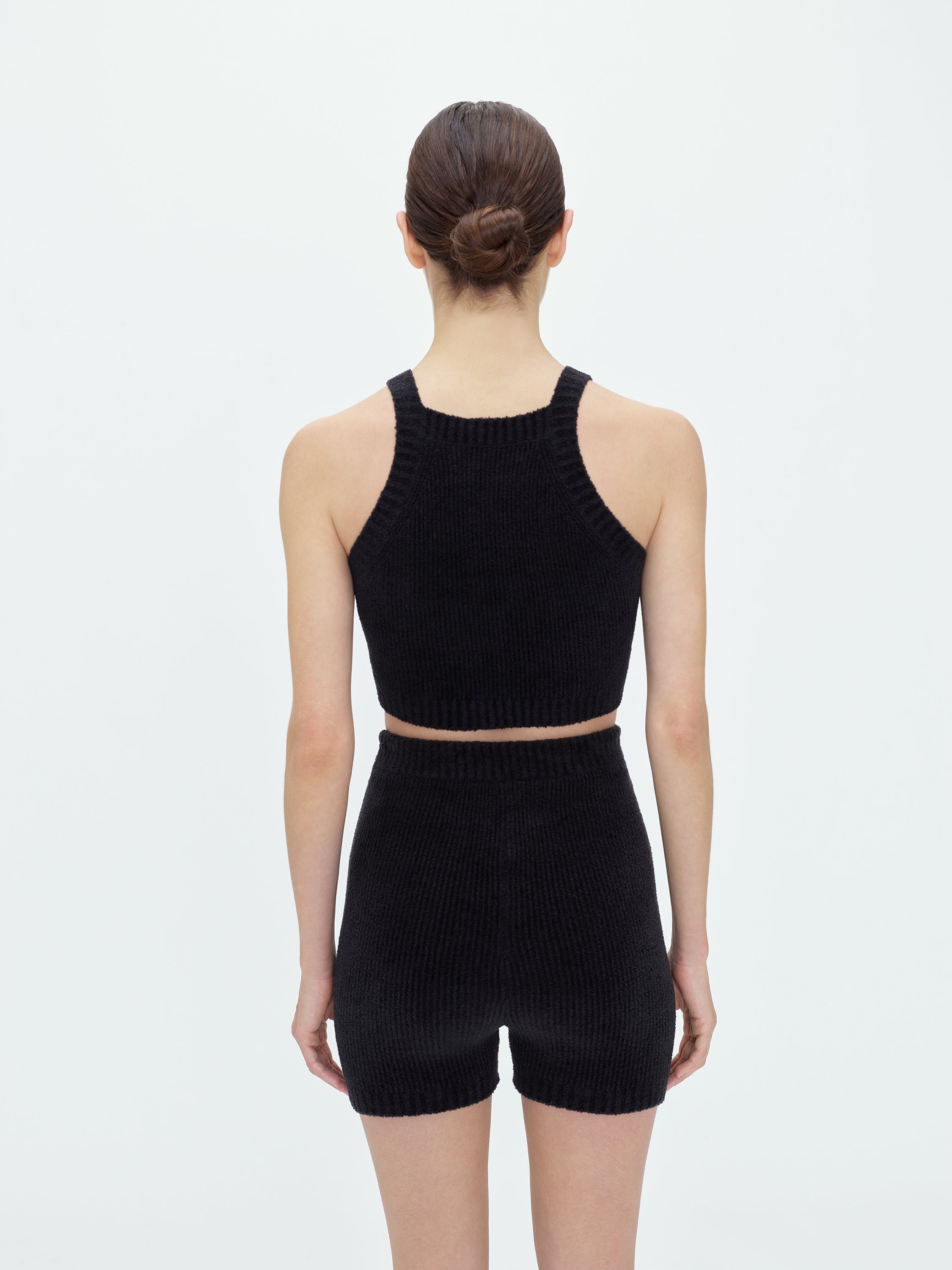 SWEATER KNIT CROP TOP - 4