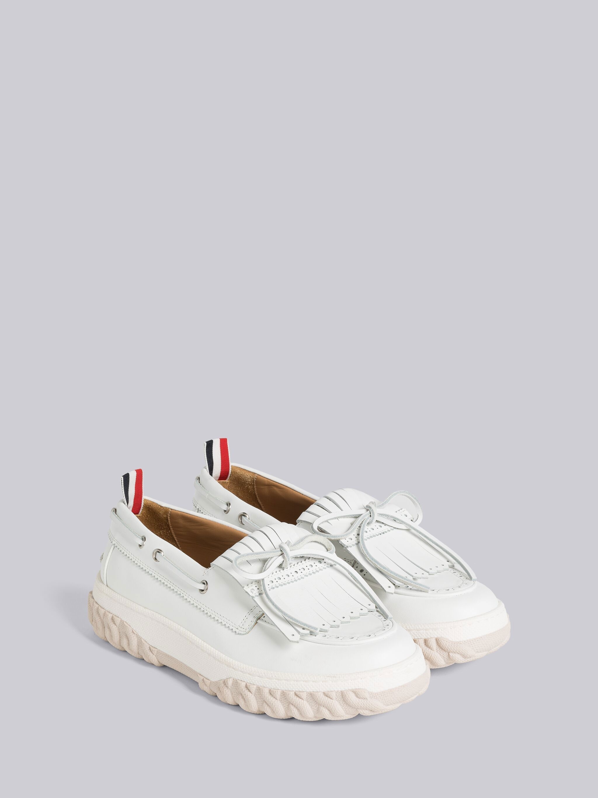 Vitello Calf Kilted Boat Shoe - 3