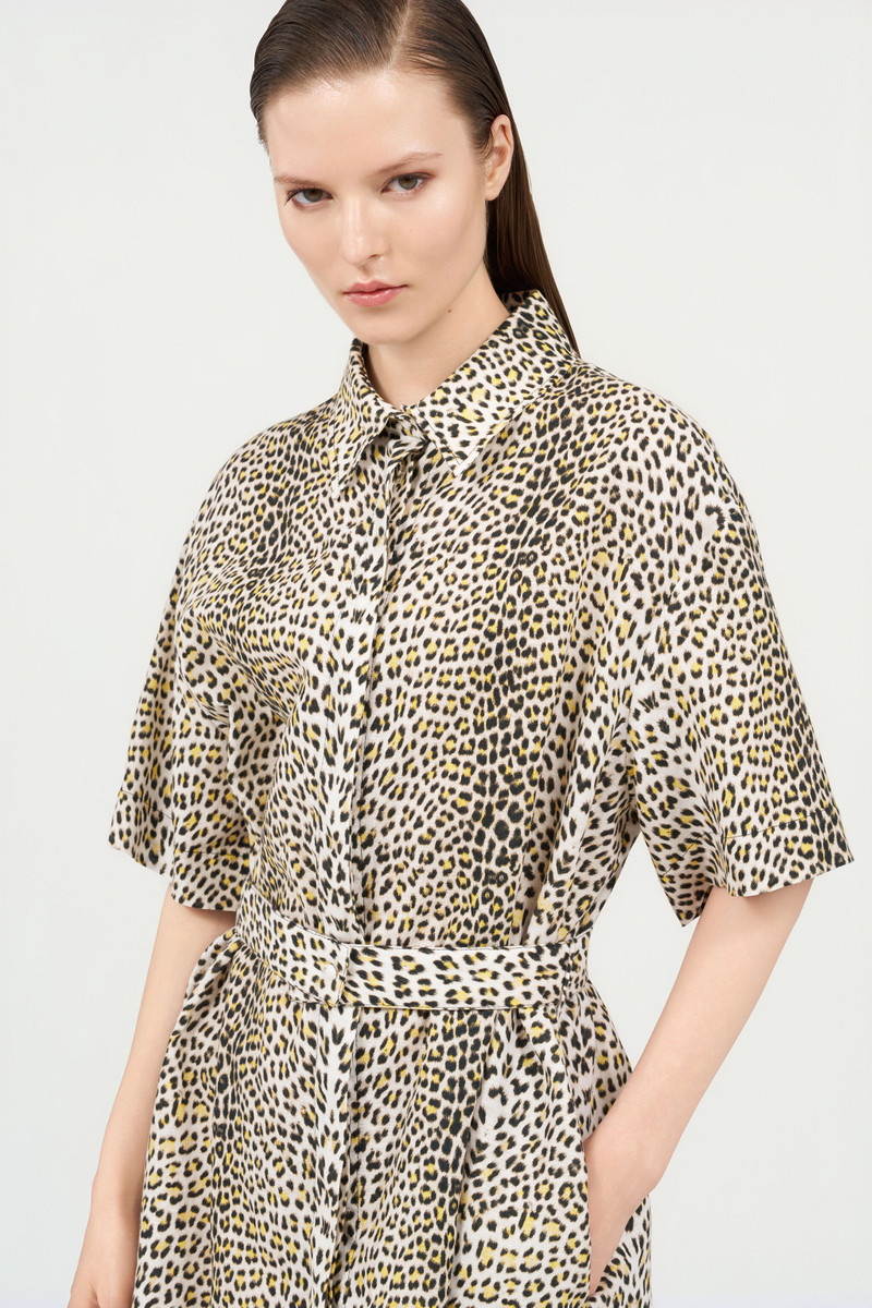 Pop Jaguar Print Mini Dress 5